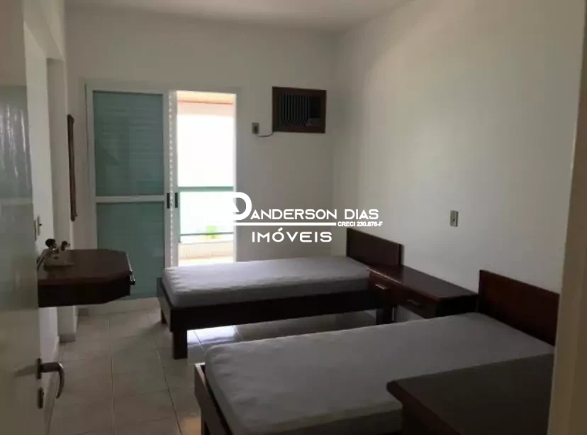 Apartamento para o mar -Pe na Areia no Bairro Martim de Sá, com 130m², 3 Dormitórios a venda por R$ 1.500.000,00- Caragu