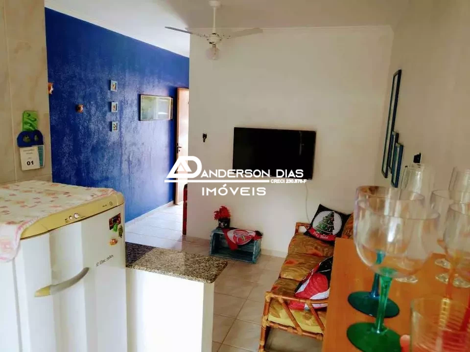 Apartamento Studio com 1 dormitório à venda, 36 m² por R$ 225.000 - Massaguaçu - Caraguatatuba/SP