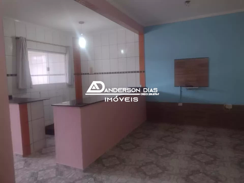 Casa com 1 dormitório para aluguel definitivo, por R$ 1.300/Mês - Jardim das Gaivotas - Caraguatatuba/SP