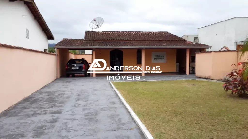 Casa com 2 Dormitórios ,Quintal amplo, com 100,00m² à venda por R$ 450.000,00 - Pontal Santa Marina - Caraguatatuba/SP