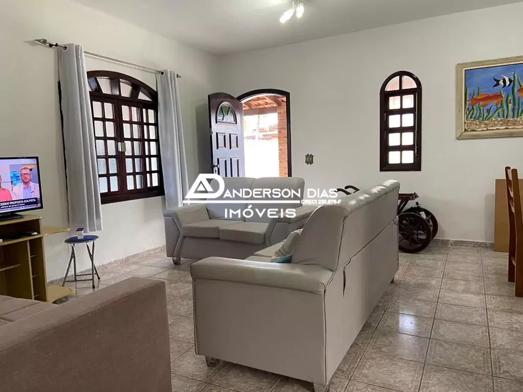 Casa com 2 Dormitórios,  90,00m² para locação por R$ 2.550,00 - Pontal Santa Marina - Caraguatatuba/SP