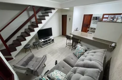 Sobrado com 2 dormitório à venda, 95M² por R$ 365.000 - Martim de Sá - Caraguatatuba/SP