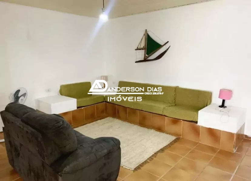 Casa com 3 Dormitórios com 100,00m² para Locação Definitiva por R$ 3.150,00 - Sumaré - Caraguatatuba/SP